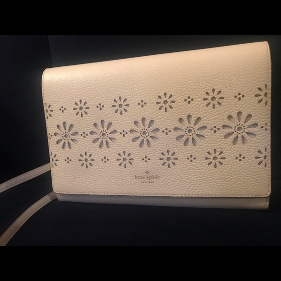 kate spade Handbags - Kare Spade Laser Cut Crodsbody kate spade Handbags - Kare Spade Laser Cut Crodsbody
